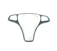 Pegatina de consola central Marco de botón rueda acero ABS, cubierta decorativa, embellecedor, estilo coche para Clase C W205/E clase W213/GLC X253(Carbon Fiber)