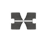 Pegatina de consola central Pegatinas decorativas para puerta Interior de coche con apariencia carbono, accesorios interiores para Explorer 2009-2013