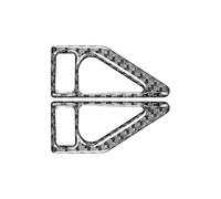 Pegatina de Cubierta de luz de Lectura de Coche para BMW 3 Series E46 323i 328i 330i 325i 1999 2000 2001-2004,Cubierta de luz de Techo embellecedora Accesorios Interiores,Silver