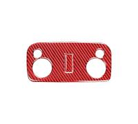 Pegatina de Cubierta de luz de Lectura de Coche para Ford Mustang 2009 2010 2011 2012 2013 2014,Cubierta de luz de Techo embellecedora Accesorios Interiores,Red