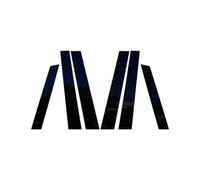 Pegatina de Cubierta de Ventana de Poste de Pilar Negro Brillante para Lexus ES350 GSV40 XV40 ES240 ACV40 2007 2008 2009 2010 2011 2012