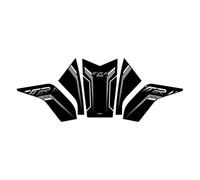 Pegatina De Depósito Adhesivo Para Depósito Combustible Para Benelli TRK502 TRK502X TRK 502 X 502X Almohadilla Protectora Lateral Gasolina Calcomanía Motocicleta Tanque Almohadilla(Titanio)