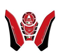 Pegatina De Depósito Adhesivo Protector Lateral Depósito Combustible Para DUCATI Multistrada 1200 1260 950 Tapón Decorativo Almohadillas Antideslizantes Motocicleta Tanque Almohadilla(Color 2)