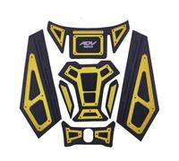Pegatina De Depósito Adhesivo Protector Para Depósito Combustible Motocicleta Para ADV160 ADV 160 2022-2024, Almohadilla Lateral Antideslizantes Motocicleta Tanque Almohadilla(Oro)