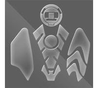 Pegatina De Depósito Adhesivo Protector Para Depósito De Combustible Motocicleta Para S1000RR (2008-2022) Y S1000R HP4. Diseño Efecto Carbono Motocicleta Tanque Almohadilla(Color 2)