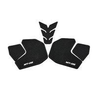 Pegatina De Depósito Pegatina Para Depósito De Combustible Motocicleta Para YAMAHA MT09 MT 09 MT-09 2013-2020 Almohadilla Tracción Protector Lateral Goma Motocicleta Tanque Almohadilla(negro 3)
