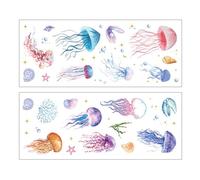 Pegatina de dibujos animados PET para álbumes de recortes, estética brillante para botella de agua, diario, equipaje, teléfono, danza de mariposas