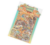 Pegatina De Escena De Paisaje En Miniatura Paisaje De Dibujos Animados Para Mascotas Diario De Álbum De Recortes Cuaderno Libro De Memoria Cubierta De Teléfono Diario De Mascotas