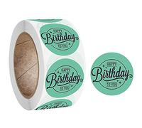 Pegatina de feliz cumpleaños, 500 unidades, paquete de calcomanías autoadhesivas, calcomanías para álbumes de recortes para regalos, manualidades,para fiestas de cumpleaños (tipo 3)