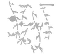 pegatina de mango de guitarra juguetes portacuchillas estante de exhibición de esmalte de uñas decoración guitarra incrustaciones de calcomanía con incrustaciones de bajo TOGEVAL