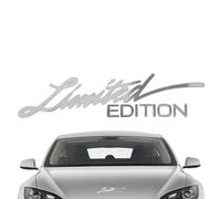 Pegatina de metal de edición limitada, emblema con logotipo distintivo | Lateral y trasero para coche, escala metálica impermeable, decoración