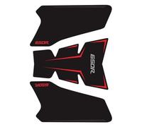 Pegatina de moto Almohadilla De Depósito Para Motocicleta, Accesorios, Pegatina Protectora Para Honda CBR CB 650R CBR650R CB650R 2019-2022 2023 2024 (Color : BRed-3pcs)