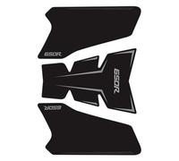 Pegatina de moto Almohadilla De Depósito Para Motocicleta, Accesorios, Pegatina Protectora Para Honda CBR CB 650R CBR650R CB650R 2019-2022 2023 2024 (Color : Grey-3pcs)
