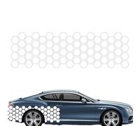 Pegatina de panal de abeja para coche, pegatina de panal de abeja para coche, pegatina de panal impermeable, 70,86 x 21,65 pulgadas, diseño geométrico hexagonal