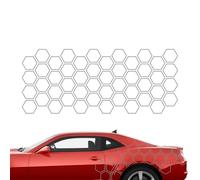 Pegatina de panal de coche,Etiqueta De Abeja Linda Patrón Geométrico Para El Lado Del Coche - Patrón Geométrico Abejas Lindas - Decoración De Envoltura Completa Para SUV