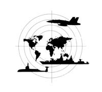 Pegatina de pared de avión negro pegatina de submarino de hogar mapa del mundo pegatina mural de habitación infantil papel pintado calcomanía