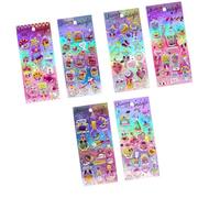 Pegatina de PVC de rápida brillante para álbum de recortes, cuaderno, diario, teléfono, portátil, decoración, motivación para niños