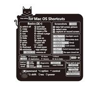 Pegatina de PVC Printing Cheat Sheet Decal | For OS 11 Big Sur Catalina Mojave El Capitan, Bubble Free Application No, Productivity Tool For Window OS Users