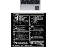 Pegatina de PVC Printing Cheat Sheet Decal | For OS 11 Big Sur Catalina Mojave El Capitan, Bubble Free Application No, Productivity Tool For Window OS Users