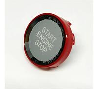 Pegatina de reparación Compatible con BMW X1 X5 E70 X6 E71 Z4 E89 Serie 1 3 5 E90 E91 E92 E60 2009 Cubierta del Botón De Arranque/Parada del Motor(Red)