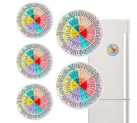 Pegatina de rueda de sentimientos, tablas de colores mentales,Calcomanía emocional impermeable - Gráficos y carteles educativos Gráfico circular de emociones para construir conciencia emocional para