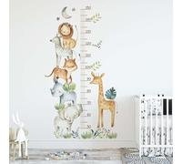 Pegatina de Tabla de Altura,60-160 cm Medidor Altura Niños Pared,Animales Gráfica de Altura Pegatinas,Tabla de Altura para Niño,Tabla de Estatura Infantil para Decoración de Habitaciones Infantiles