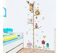 Pegatina de tabla de altura, Medidor Altura Niños Adhesivos Pared Animales, Decoracion para Domitorio y Salon, Pegatina de Pared para Niños