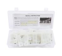 Pegatina de tecla de piano extraíble extraíble, pegatina de teclado de piano de silicona con diseño luminoso, 88 teclas Guía de notas de piano para principiantes con caja (Negro)
