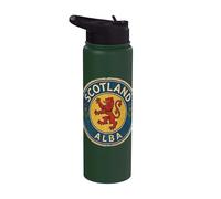Pegatina de viaje vintage Scotland Alba Rampant Lion Thistles Stainless Steel Insulated Water Bottle