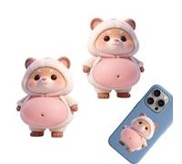 Pegatina de vientre de animal | 3D fidgets de silicona lindos divertidos - Juguetes de prensa suave, para cuadernos manuales escolares, kits de tabletas, maternal, recompensas,