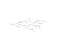 Pegatina de vinilo con diseño de rayo y grietas for coche, ideal for decorar el capó del coche, accesorios impermeables y protectores solares.(Silver,110X54CM)