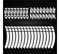 Pegatina Decorativa Accesorios Adhesivos Reflectantes para Buje De Rueda Motocicleta para Yamaha SZ-150 SZ150 SZ 150. Tiras Llanta(Silver)