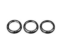 Pegatina Decorativa Interior Anillo Turbo Fibra Carbono Dura Real Para Fiat 500 Para Abarth 595 695 2012-2015 2016 2017 2018 2019 2020 2021 2022 2023 Interior Coche Cubierta Panel