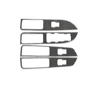Pegatina Decorativa Panel De Control De Elevalunas De Coche para F&ORD para Explorer 2013 2014 2015 2016 2017 2018 2019 Molduras Interiores Automóviles(RHD Black)