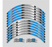 Pegatina Decorativa para BMW F800R F 800R Accesorios De Motocicleta Ruedas Buje Pegatinas Cinta Reflectante Llanta Neumático Calcomanías Decorativas Juego(BLU)