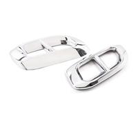 Pegatina Decorativa Para Silenciador De Tubo De Escape De Coche ABS Para Benz GLE 350 GLE 450 GLC GLS W167 X253 X167 Años 2020 A 2022 Modificación Del Coche(Silver)