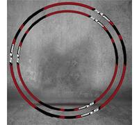 Pegatina Decorativa Pegatinas Reflectantes para Llantas De Motocicleta para VOGE SR150GT SR 150 GT, Calcomanías para Bujes Llanta Y Ruedas(Rosso)