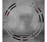 Pegatina Decorativa Pegatinas Reflectantes para Llantas De Motocicleta para VOGE SR150GT SR 150 GT, Calcomanías para Bujes Llanta Y Ruedas(Nero)