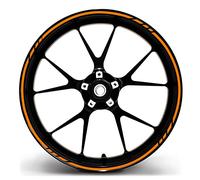 Pegatina del borde de la llanta 16 partes adecuado para 16“ 17” 18” 19” para el coche y la motocicleta