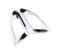 Pegatina Embellecedora Para Manija Puerta Interior De Coche Cromada ABS Para Peugeot 208 2014 2015 2016 2017 2018 2019 HETEVSCCK(Back 2pcs)