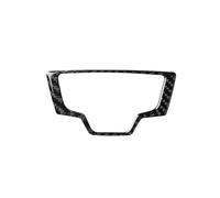Pegatina embellecedora para panel de botones y perilla multimedia, para A6, S6, C7, A7, S7, 4g8, 2012-2018, accesorios para coche, fibra de carbono Decoración Interior Funda