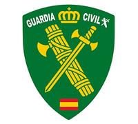 Pegatina Escudo Pico Logotipo Guardia Civil 40x60 mm.