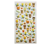 Pegatina - Espuma - Abejas - Glitter