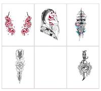 Pegatina Etiqueta Engomada Impermeable Tatuaje Tatuaje Jugo Tatuaje Etiqueta No Se Puede Frotar La Hierba