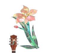 Pegatina extraíble para guitarra - Creative Rose Inlay Sticker for