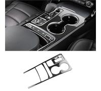 Pegatina Fibra Carbono Suave Panel Cambio Marchas Central Coche Embellecedor Para Kia Para Stinger 2019 2020 2021 2022 2023 Volante A La Izquierda Molduras Interiores Automóviles(LHD Black Carbon)