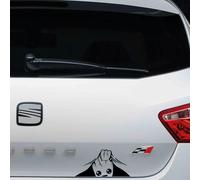 Pegatina Groot Asomando 18x9cm Vinilo Adhesivo Coche Divertido - Sticker Friki para Cristal Trasero o Moto - Decoración Original para Fans de Superhéroes y Cine (Verde)