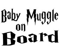 Pegatina Harry Potter Baby Muggle On Board Libro Película Vinil Para Carro Calcomanía Mural Decoración Para Recamara Niñas Cuarto Niño Estudio Sala Recibidor Harry Potter Sticker 10x15cm Por Nia Art …