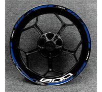 Pegatina Impermeable para Neumáticos Delanteros Y Traseros De Motocicleta, Calcomanía Reflectante Juego Llantas Rayas para Kawasaki Z800(Color24)