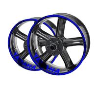 Pegatina llanta Para Y&AMAHA Para R15 R1m Para R6 Para Mt07 Mt09 FZ6 Para R15 Para Yzf Para R1 Para R3 Wr450f Hp4 Pegatinas Rueda Etiqueta Engomada Calcomanía Llanta Pegatinas de rueda (Color : 11)